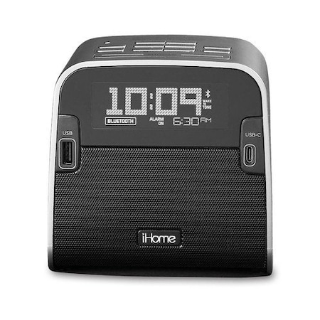 Ihome Hotel BT NFC Alarm Clock wSpkphon FM Rd HBN22V2G